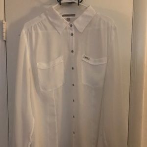 Guess Brand Blouse (sheer)